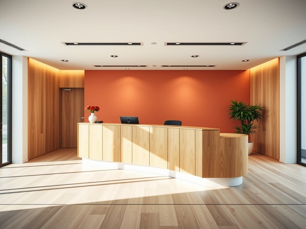 Empfangsbereich der Ernährungsberatung Zürich